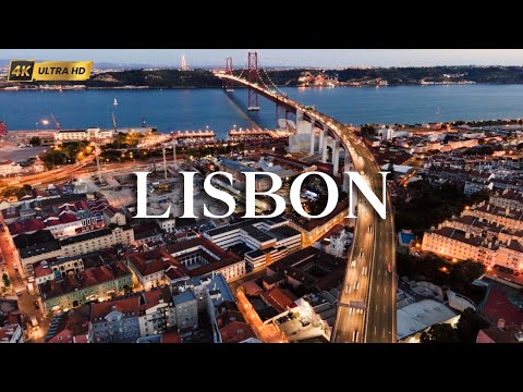 Lisbon, Portugal in 4K Ultra HD Drone Video (60FPS)