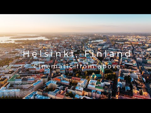 Helsinki, Finland from above (Cinematic drone video of Helsinki, Finland)