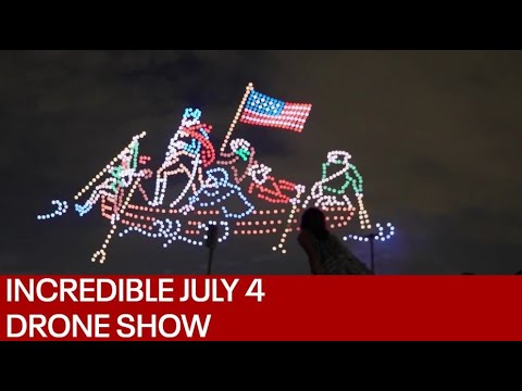 Record-setting drone show in North Richland Hills celebrates Fourth of July