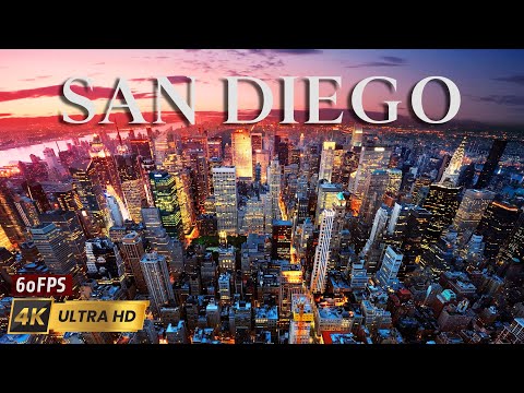San Diego, California in 4K Ultra HD Drone Video (60FPS)