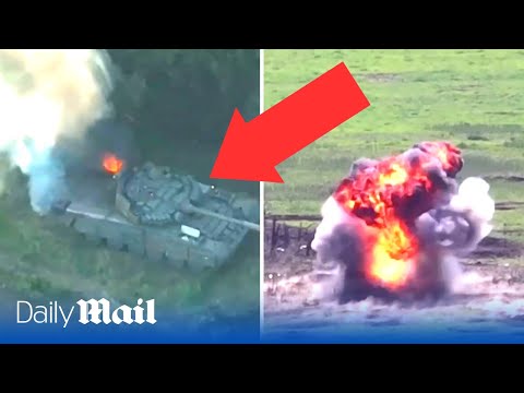 Ukraine special forces take out Russian artillery with drones in incredible footage