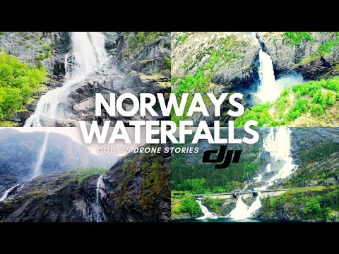 Waterfalls of Norway | Drone Footage | 4K Video