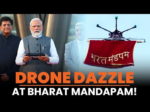 Watch PM Modi pilot a drone!