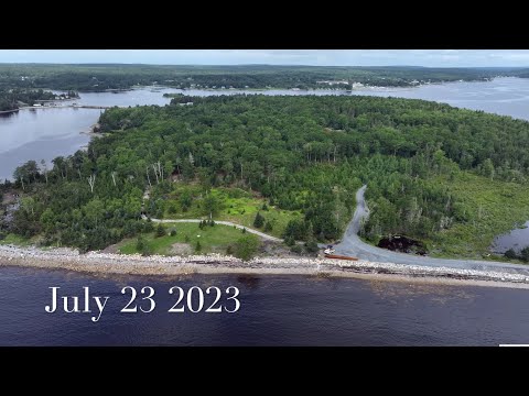 The Curse of Oak Island: DRONE VIDEO 7/23/23