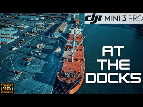 At The Docks I  4K Drone Video I DJI Mini 3 Pro