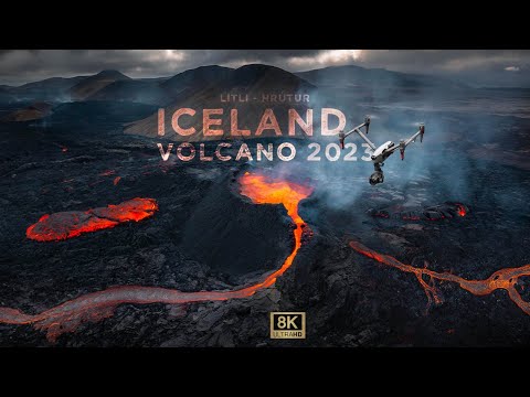 Iceland Volcano – 8K Drone Video | DJI Inspire 3 Cinematic