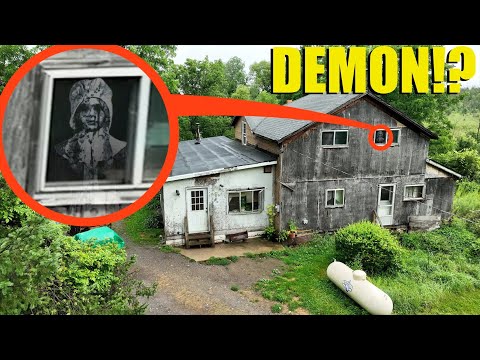 drone catches real demon at haunted Bergen House (it followed us)