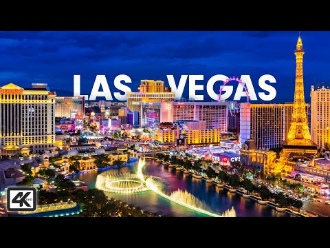 Las Vegas, Nevada, USA in 4k UHD Drone Video