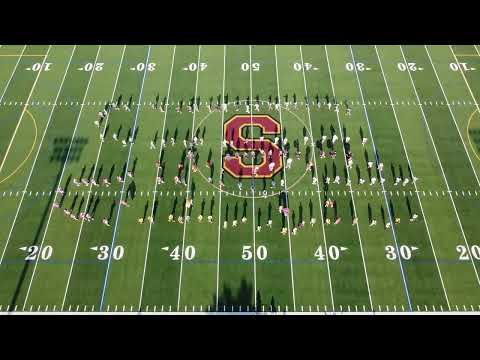 080423 – SHS Marching Band, 2023 Half-time Show Drone Video, first run