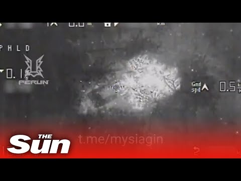 Ukrainian drone operators destroy Russian AV and tank in Kherson Oblast
