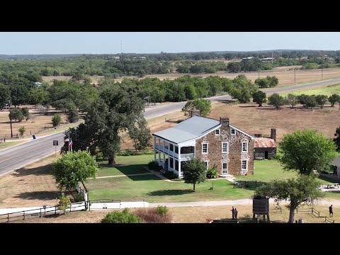 Drone video shows historic Whitehall Polley Mansion on a former slave plantation in Wilson County
