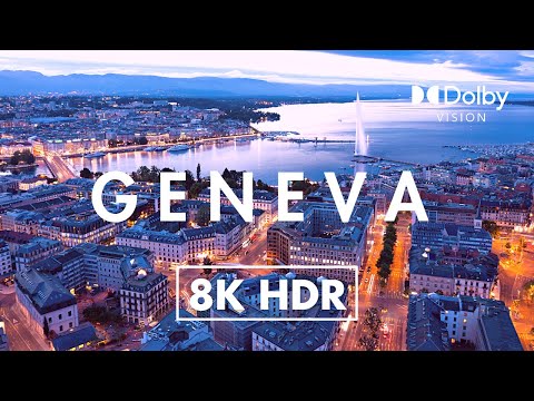 Geneva, Switzerland in 8K HDR Dolby Vision 10 BIT (60FPS) Drone Video