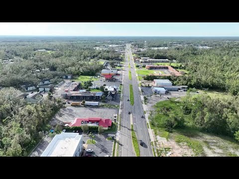 Drone video shows Hurricane Idalia aftermath