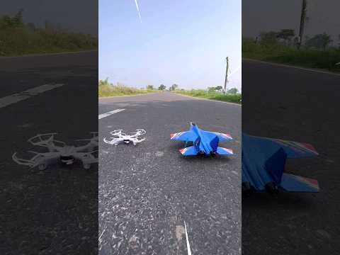 World's Biggest RC Drone vs Airplane Fight #shorts #unicexperiment