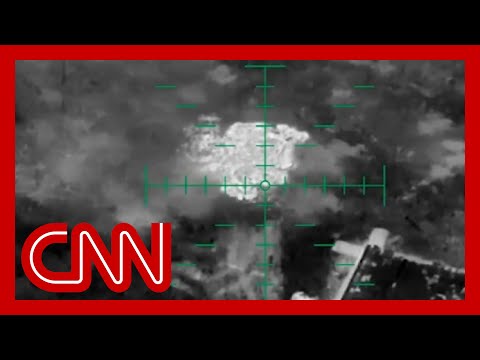 Video shows Ukrainian 'vampire' drone take out Russian battle tank
