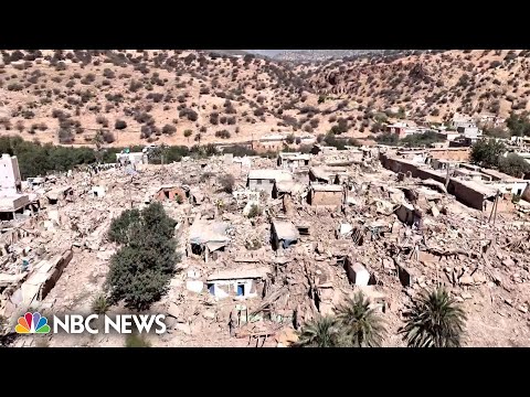 Drone video shows earthquake devastation in south Morocco