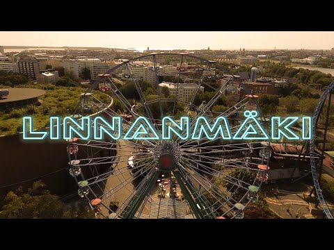 Drone Video 4K | Drone Flight in Amusement Park Linnanmäki Helsinki Finland | Dji Mini 3