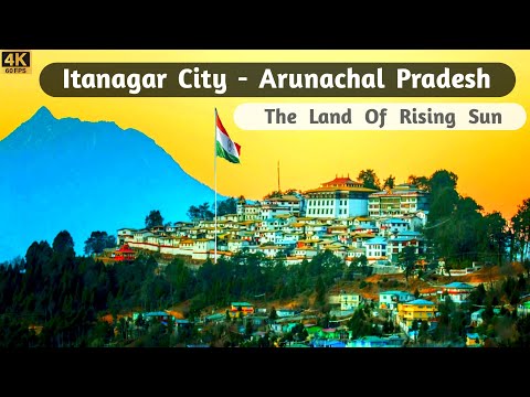 Itanagar City 4k Drone View 2023 |Arunachal Pradesh 4k Cinematic Drone Video | Itanagar City Tour