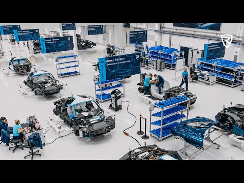 Rimac Factory Tour: fly-through video by FPV drone