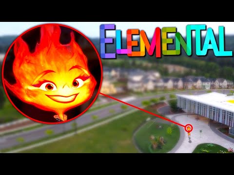 Drone Catches EMBER LUMEN From ELEMENTAL MOVIE IN REAL LIFE!!